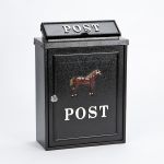 Littlemead Aluminium Mail Box with Horse Motif